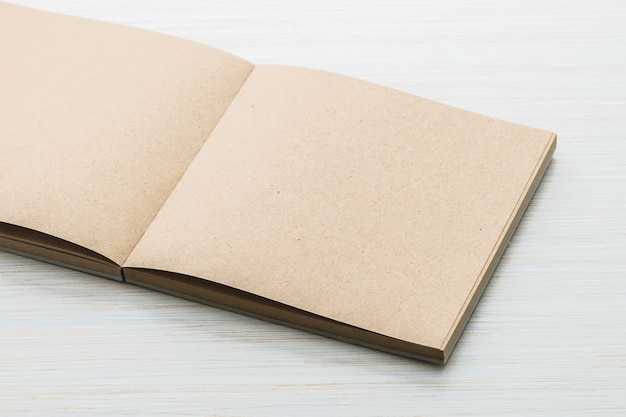 Blank notebook mock up