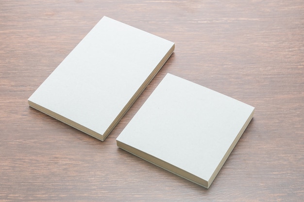 Free photo blank notebook mock up