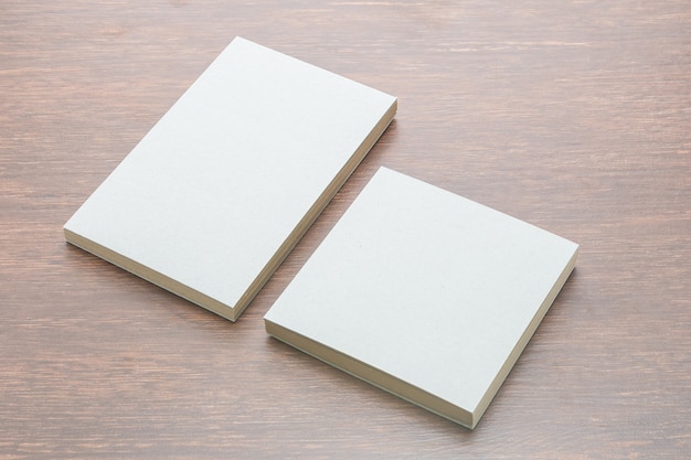 Blank notebook mock up