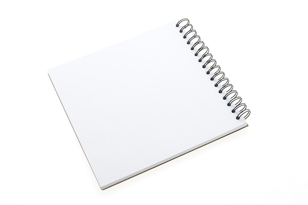 Blank notebook