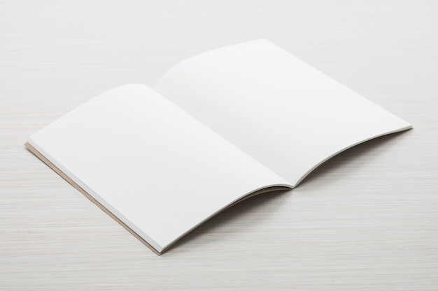 blank paper notebook