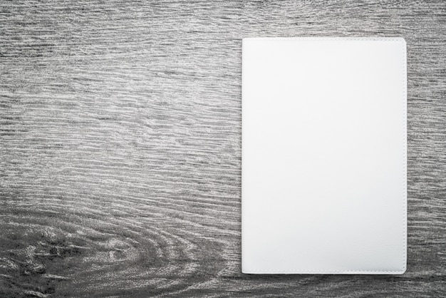 Blank white mock up book