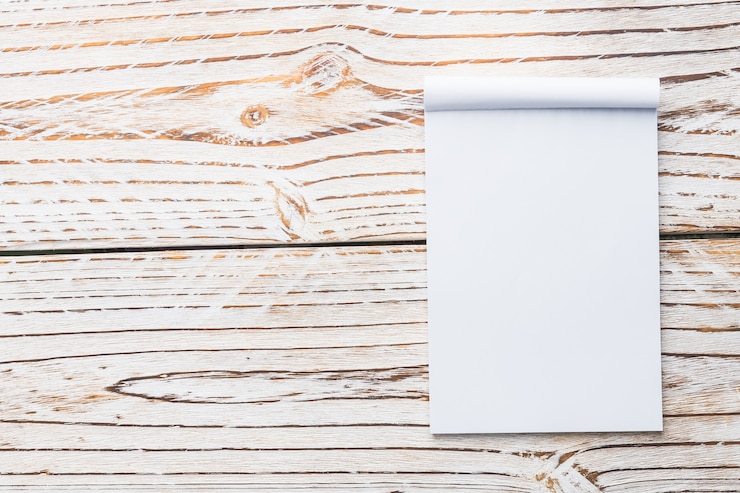 Free Photo blank white paper
