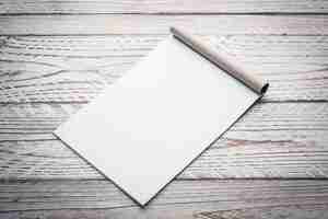 Free photo blank white paper