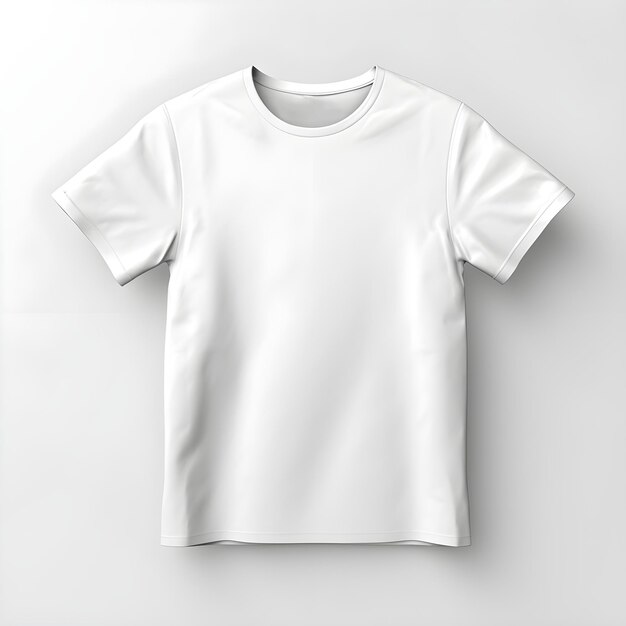 blank white tshirt mockup for design