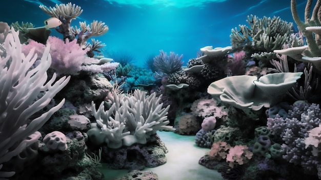 Bleached Coral: Environmental Crisis and Ecosystem Failure