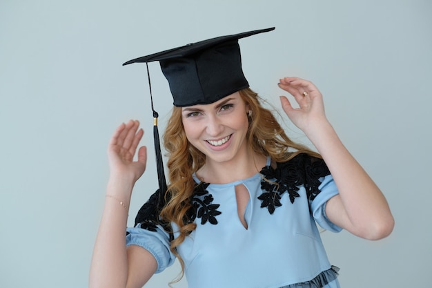 Free photo blonde woman posing