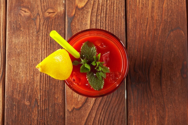 Bloody mary cocktail