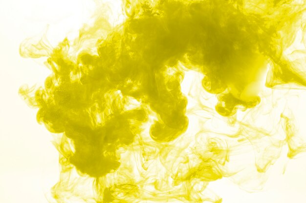 Blot of yellow pigment