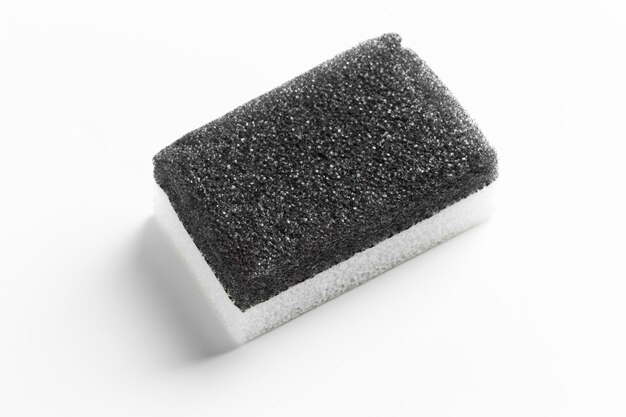 Free photo blsck snd white pumice isolated on white background