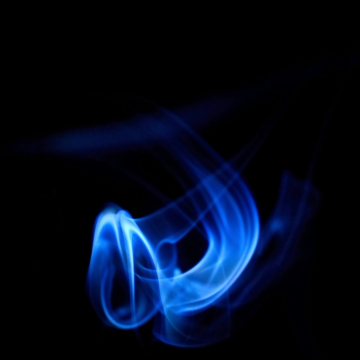 Free Photo "blue abstract light"