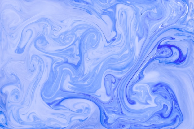 Blue in the abstract liquid design background