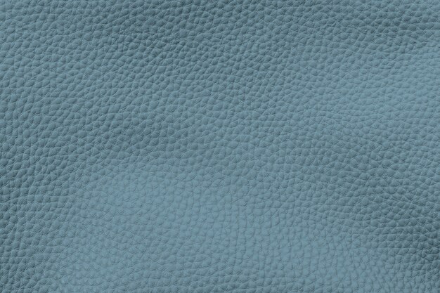 青い人工皮革の織り目加工の背景