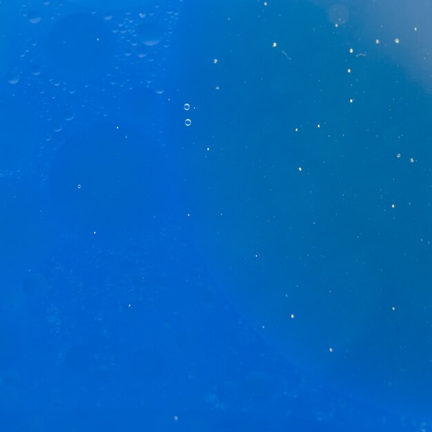 Blue background with tiny bubbles