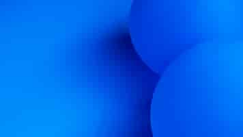 Free photo blue balloons with copy space close-up