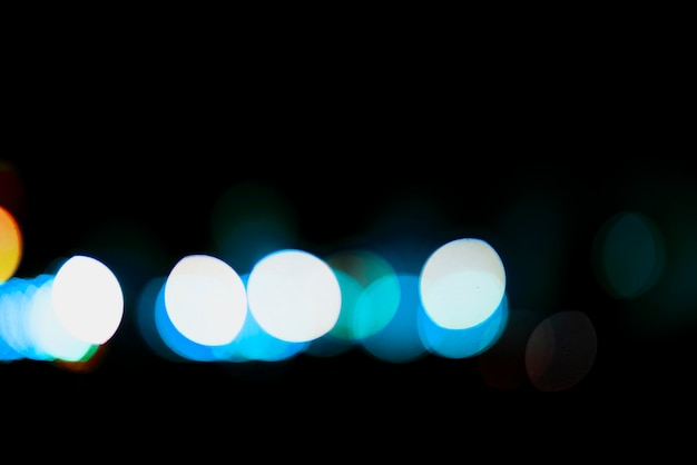 Blue blurry lights background