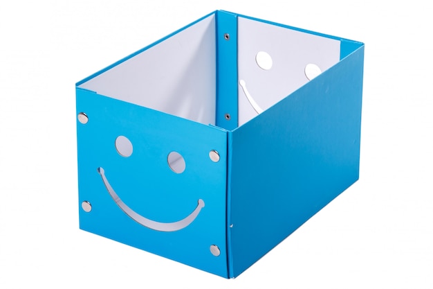 Free photo blue box