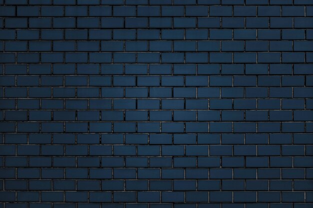 Синяя кирпичная стена текстурированный фон