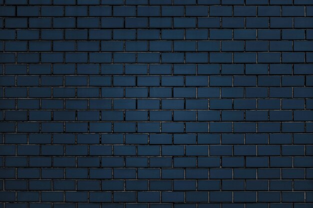 Blue brick wall textured background