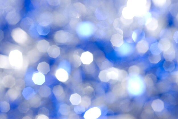 Blue christmas light background