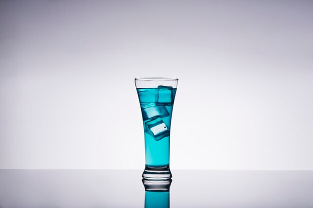 Blue cocktail