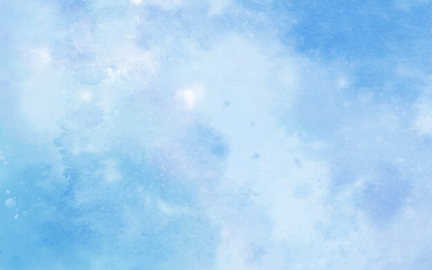 Blue color watercolor background