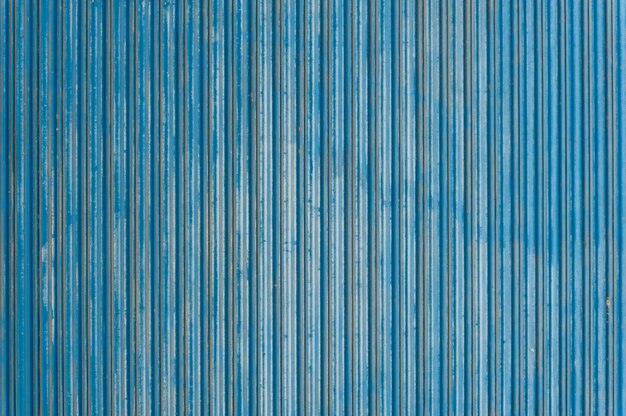 Blue corrugated surface