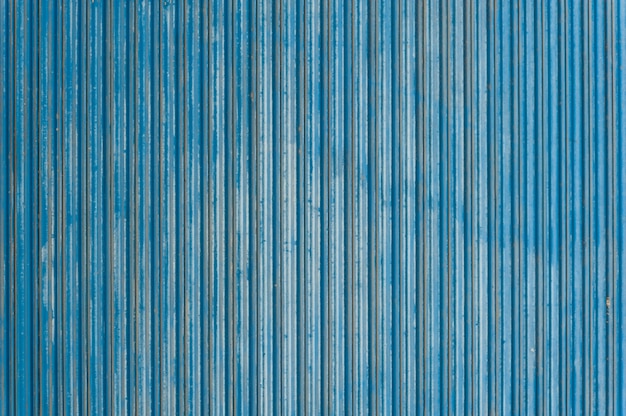 Blue corrugated surface