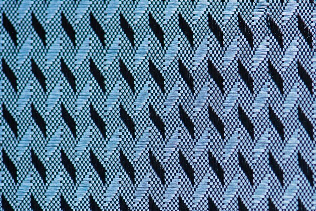 Blue fabric closeup