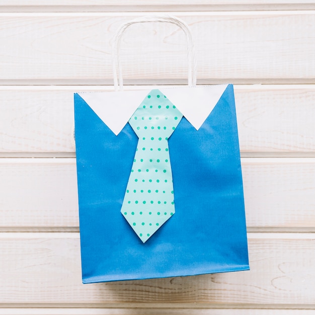 Blue fathers day bag