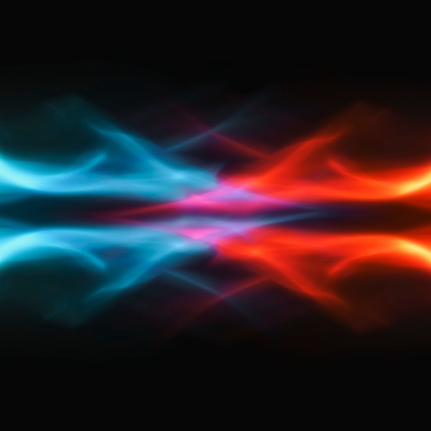 Blue flame background, fantasy neon fire image