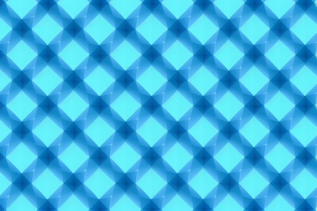 Free photo blue geometric pattern with squares and stars on a blue background.