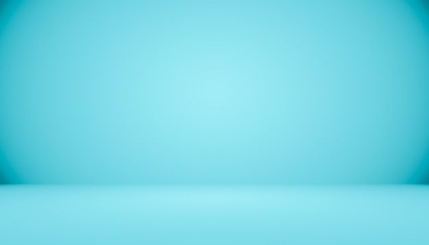 Blue gradient abstract background empty room with space for your text and picture.