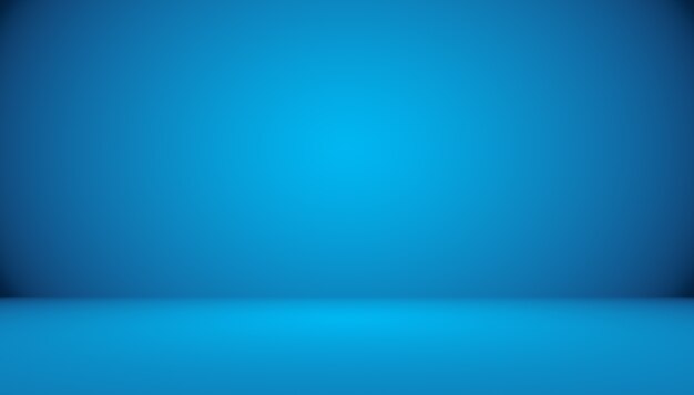 Синий градиент абстрактный фон пустая комната с пространством для вашего текста и изображения