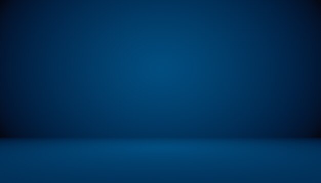 Blue gradient abstract background empty room with space for your text and picture