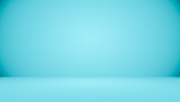 Blue gradient abstract background empty room with space for your text and picture.