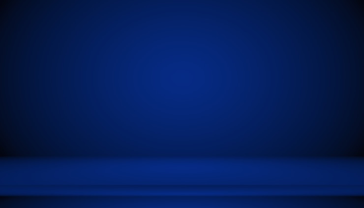 Free Photo blue gradient abstract background empty room with space for your text and picture.