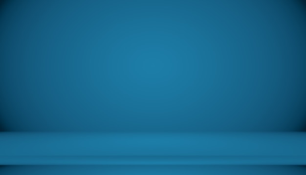 Blue gradient abstract background empty room with space for your text and picture.