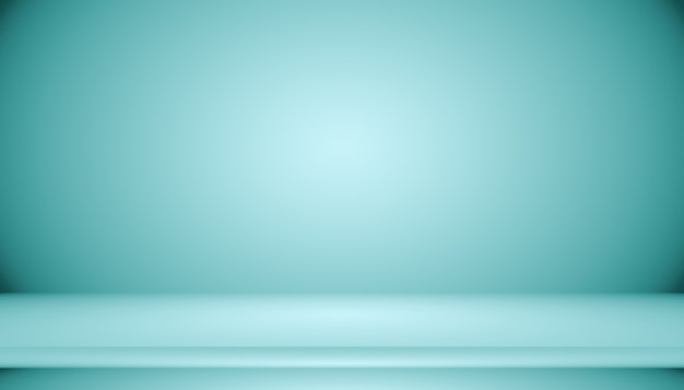 Blue gradient abstract background empty room with space for your text and picture.