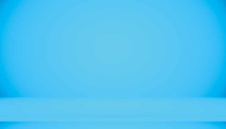Free Photo blue gradient abstract background empty room with space for your text and picture.
