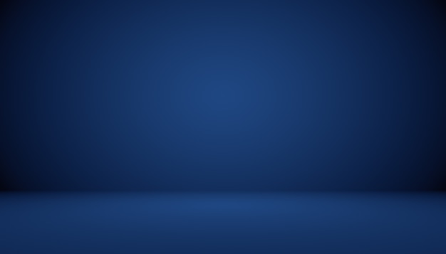 Blue gradient abstract background empty room with space for your text and picture