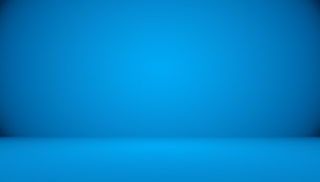 Blue gradient abstract background empty room with space for your text and picture.