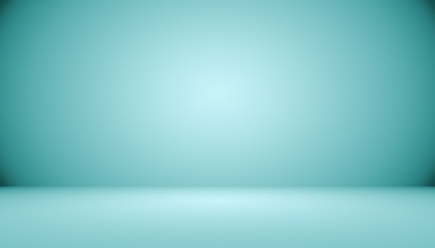 Blue gradient abstract background empty room with space for your text and picture.