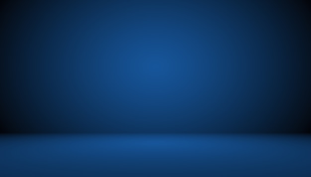 Free photo blue gradient abstract background empty room with space for your text and picture