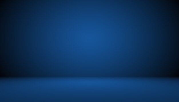 Blue gradient abstract background empty room with space for your text and picture