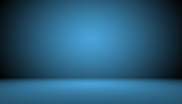 Blue gradient abstract background empty room with space for your text and picture.