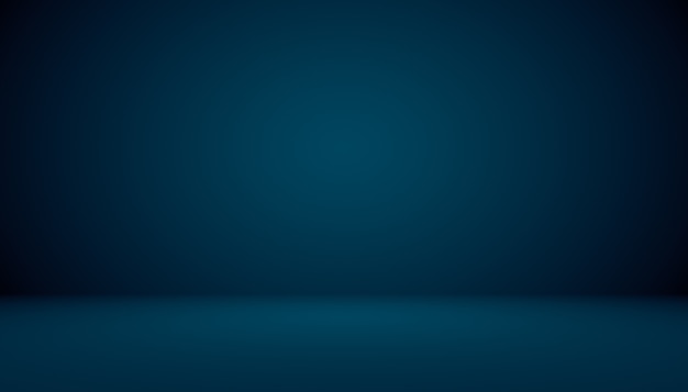 Blue gradient abstract background empty room with space for your text and picture.