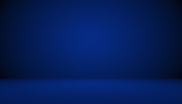 Free photo blue gradient abstract background empty room with space for your text and picture.