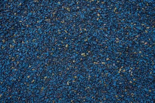 青い砂利石のテクスチャと背景