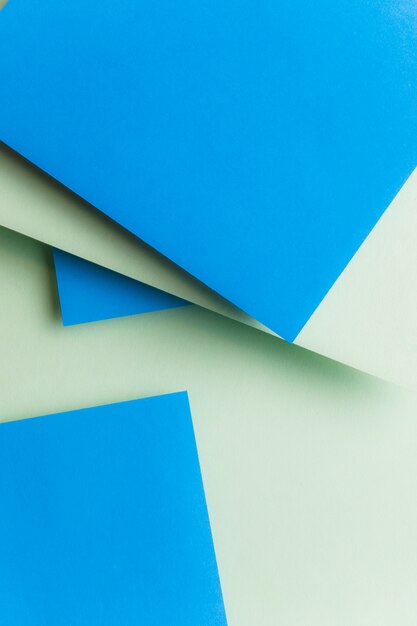 Blue and green geometric abstract background